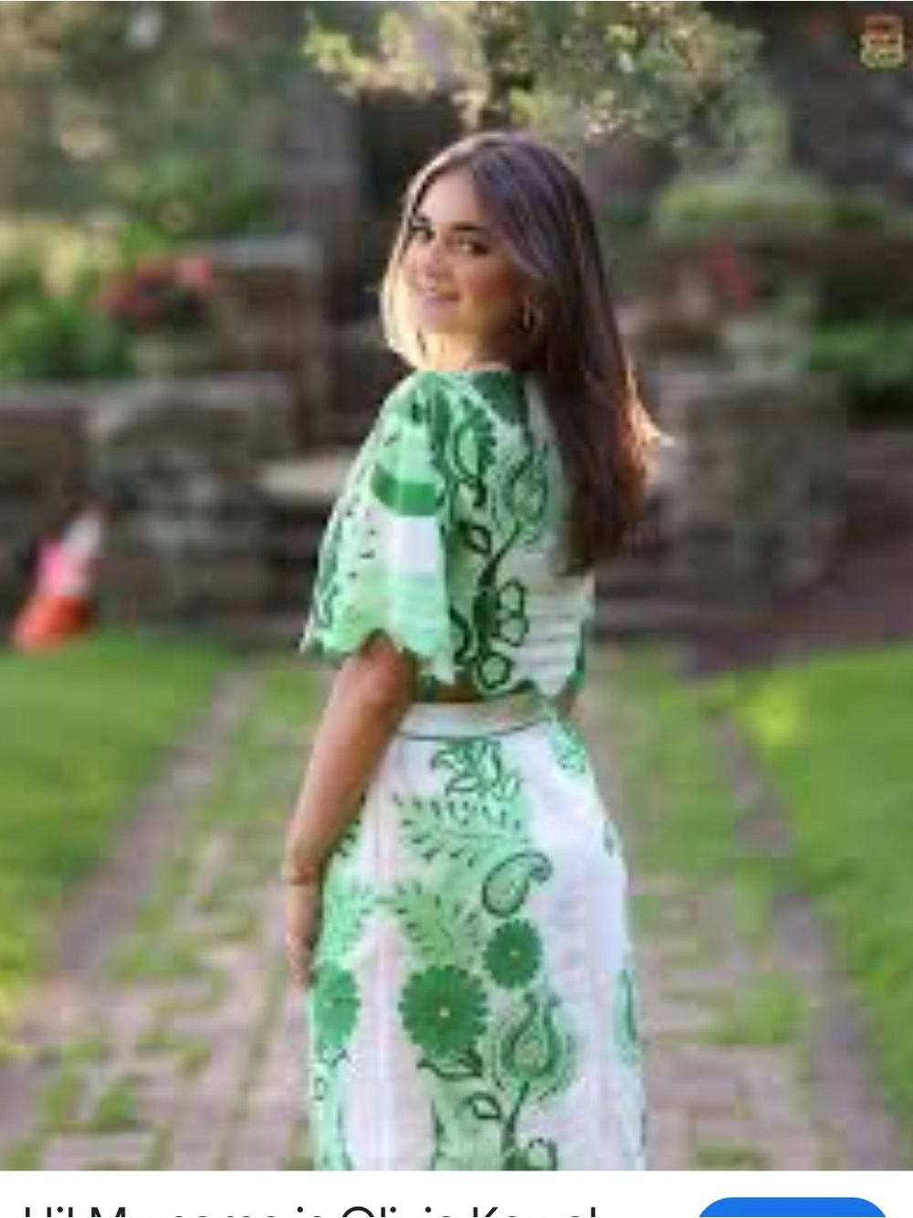 Farm Rio Color Festival Printed Linen Midi Skirt and top size small - Picture 4 of 9